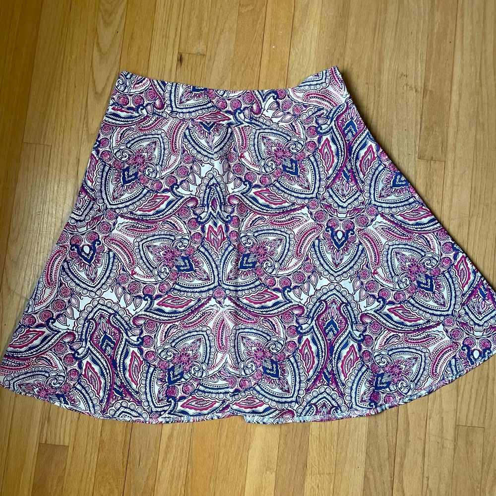 NWT Talbots Paisley Skirt